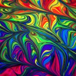 The Basics of Choosing Colors in Your Home Colorful abstract swirl pattern with vibrant rainbow hues creating a dynamic and artistic background.